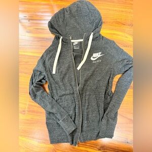 Nike Women’s Heathered Gray Full-Zip Hooded Jacket